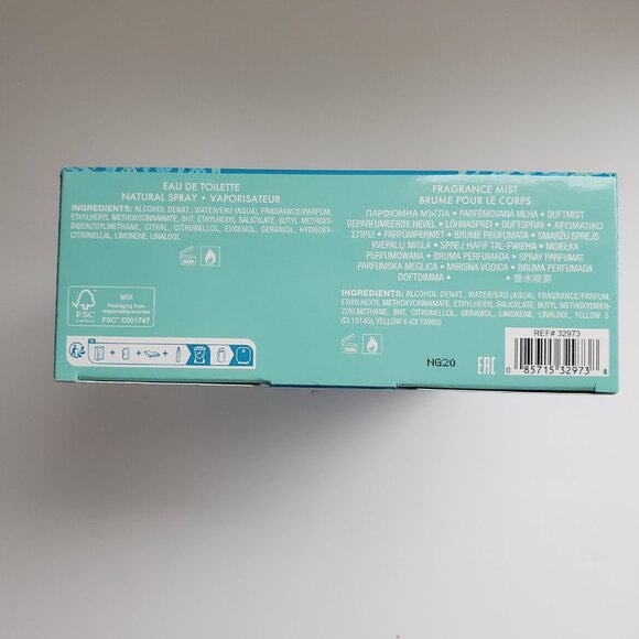 GUESS ' Seductive Blue ' Boxed Gift Set for Women Italy Eau de Toilette + Mist - Picture 4 of 5